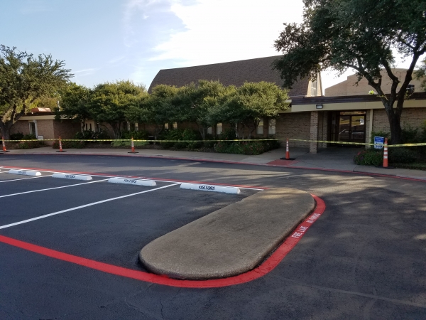 Photo of a parking lot